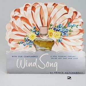 ULTRA RARE!Vintage 1954 CHEVROLET Dealer Perfume Wind Song Prince Matchabelli #2